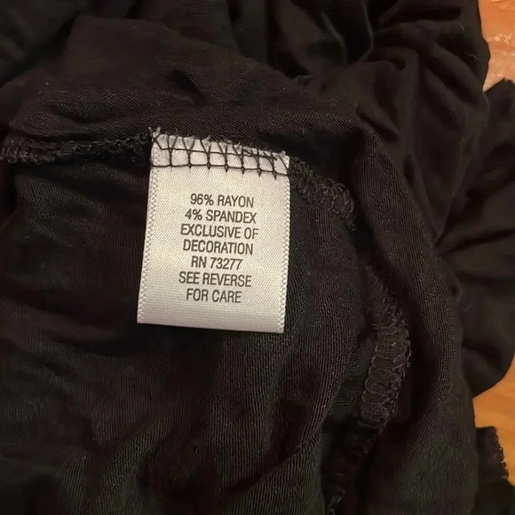 Princess Vera Wang Black Sleeveless  Asymmetrical Midi Dress Size XL - Picture 11 of 11